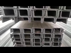 الملف الشخصي الفولاذ المقاوم للصدأ المدرفلة على الساخن SS304316 U قناة الشكل في المخزون